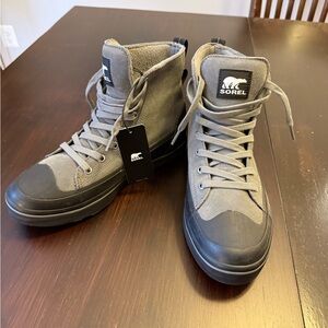 Sorel Men's Charcoal Lace-Up Sneakers